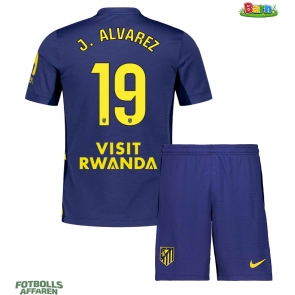 Atletico Madrid Julian Alvarez #19 Bortaställ Barn 2025-26 Kortärmad (+ Korta byxor)